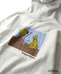 ILL‘S/イルズ ILL'S Disney ディズニー ワンポイント刺繍 バックプリント ビッグシルエットプルオーバーフーディー パーカー ユニセックス/508352766