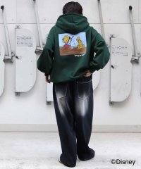 ILL‘S/イルズ ILL'S Disney ディズニー ワンポイント刺繍 バックプリント ビッグシルエットプルオーバーフーディー パーカー ユニセックス/508352766