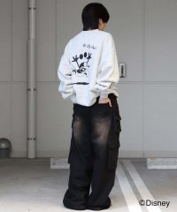 ILL‘S/イルズ ILL'S ディズニーシリーズ ワンポイント刺繍 バックプリント ビッグシルエットプルオーバー クルースウェット ユニセックス/508352769