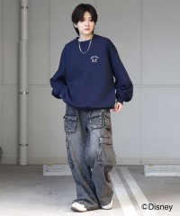 ILL‘S/イルズ ILL'S ディズニーシリーズ ワンポイント刺繍 バックプリント ビッグシルエットプルオーバー クルースウェット ユニセックス/508352771