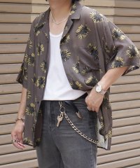 Confirm/コンファーム Confirm ビッグシルエット オープンカラー総柄半袖シャツ フラワー / 幾何学/508352777