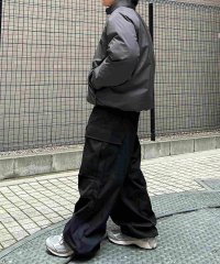 Confirm/コンファーム Confirm 2way フード付き ビッグシルエット スタンドカラー エコダウン ファイバーダウン ミリタリージャケット/508352778
