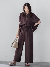 LAUTREAMONT/ロートレアモン LAUTREAMONT 【WEB限定】キュプラTRストライプパンツ/508352926