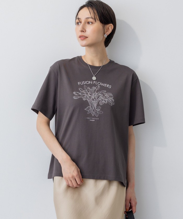 新品タグ付き40%オフ！シップス フラワーモチーフ ブラック