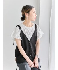 Samansa Mos2 blue/サマンサモスモス ブルー Samansa Mos2 blue ◎キャミソールジレ/508353042