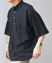 SHIPS any MEN/SHIPS any: シアサッカー ストライプ バンド スキッパー ハーフスリーブ シャツ◆/508353049