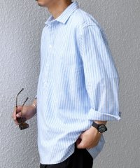 SHIPS any MEN/SHIPS any: コットン/リネン 7分袖 スキッパー プルオーバー シャツ◆◆/508353051
