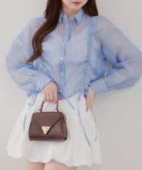 NICE CLAUP/OLIVE des OLIVE OUTLET/【RMAF】ドロストデザインシアーシャツ/508353076