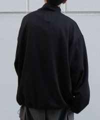 Confirm/コンファーム Confirm ドレープとろみ ボリュームシルエット 裾ひも ドロスト ダンボールニット ハーフジッププルオーバースウェット カットソー ビッグシ/508353134