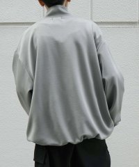 Confirm/コンファーム Confirm ドレープとろみ ボリュームシルエット 裾ひも ドロスト ダンボールニット ハーフジッププルオーバースウェット カットソー ビッグシ/508353134