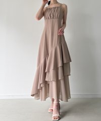 JUNOAH/ジュノア JUNOAH イレへムティアードキャミワンピース/508353256