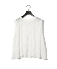 MIDIUMISOLID/MIDIUMISOLID for Ladies シアーワッシャーベスト/508353481