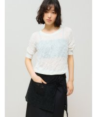 MIDIUMISOLID/MIDIUMISOLID for Ladies シアーワッシャーショートプルオーバー/508353482