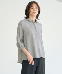 J.PRESS LADIES（LARGE SIZE）/【洗える】ウォッシャブルキュプラツイル シャツ ブラウス/508353740