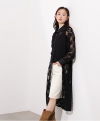 N Natural Beauty Basic/レースクレリックシャツワンピース/508338520