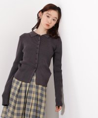 N Natural Beauty Basic/ポロカラーリブニット/508338530
