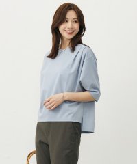 J.PRESS LADIES（LARGE SIZE）/【洗える・抗菌防臭・接触冷感】ドライポンチ ボートネック カットソー/508353892
