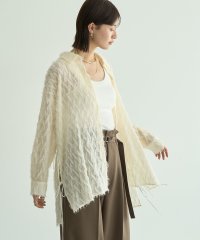 YECCA VECCA/イェッカ ヴェッカ YECCA VECCA サイドリボンシアージャガードシャツ/508354058