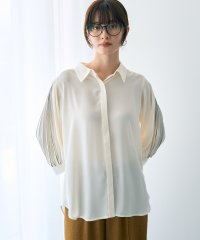 YECCA VECCA/イェッカ ヴェッカ YECCA VECCA ラインプリーツスリーブシャツ/508354088