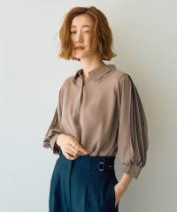 YECCA VECCA/イェッカ ヴェッカ YECCA VECCA ラインプリーツスリーブシャツ/508354088