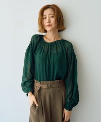 YECCA VECCA/イェッカ ヴェッカ YECCA VECCA シアードットジャガードブラウス/508354107