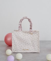 Maison de FLEUR/メゾン ド フルール Maison de FLEUR リボンレオパードギャザーハンドルスクエアトート/508354146