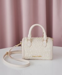 Maison de FLEUR/メゾン ド フルール Maison de FLEUR LINTONツイード2Wayミニボストンバッグ/508354148