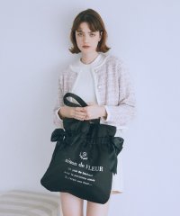 Maison de FLEUR/メゾン ド フルール Maison de FLEUR ダブルリボンギャザートートバッグ/508354151