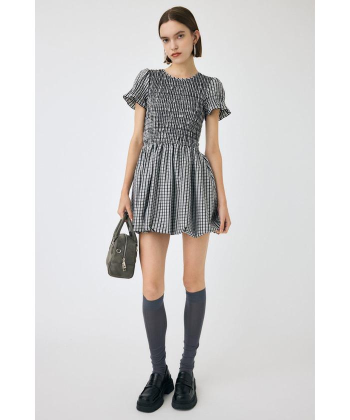 GATHER BALLOON ミニドレス(508353976) | マウジー(moussy) - d