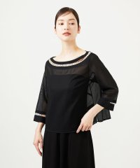 Sybilla/ハシゴ刺繍シアーブラウス/508355321