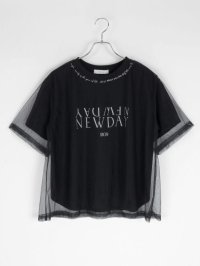 RADIATE/ラディエイト RADIATE Eimee Law チュールレイヤードテキストロゴTシャツ/508355361