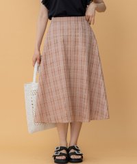 KUMIKYOKU（LARGE SIZE）/ラメシアーチェック スカート/508355947