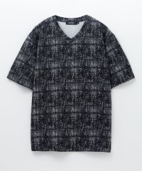 MAC HOUSE/マックハウス Mac－House かすれジャガードTシャツ/508356692