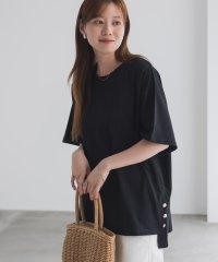 MAC HOUSE/マックハウス Mac－House nAvy 裾ボタンオーバーTシャツ/508356699