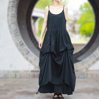 ica/アイカ ica ワンピース ワンピ ドレス キャミワンピース サマードレス ノースリーブ キャミソール Aライン マキシ マキシ丈 ロング ロング丈 リゾート /508356950