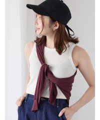 テチチ テラス Te chichi TERRASSE 【接触冷感】クルーネックタンクトップ