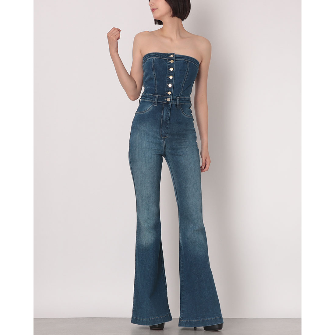 DIANTE オールインワンデニム Back design denim all in one | DIANTÉ (ディアンテ)公式通販サイト