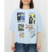 ScoLar/スカラー ScoLar コラージュ柄 接触冷感Tシャツ/508357657