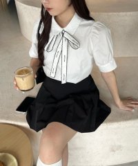 NICE CLAUP/OLIVE des OLIVE OUTLET/【one after another】リボンシャツ/508357761