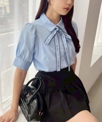 NICE CLAUP/OLIVE des OLIVE OUTLET/【one after another】リボンシャツ/508357761