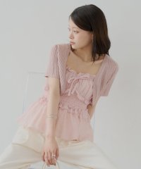 PAL OUTLET/【Chico】ニットボレロ+シャーリングキャミセット/508357800