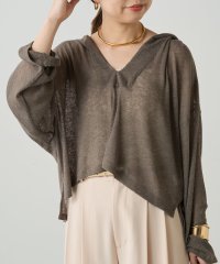 PAL OUTLET/【Loungedress】メッシュショートフーディー/508357907