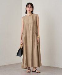 PAL OUTLET/【Loungedress】スキッパーノースリギャザーワンピース/508357908