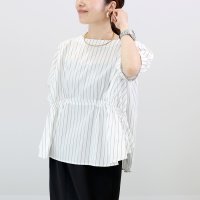 Aletta vita/アレッタ ヴィータ Aletta vita T/Cギャザー2WAYブラウス/508357979