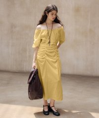 DECADE CLASSIC/ディケイドクラシック DECADE CLASSIC DECADE CLASSIC シャーリングロングワンピース/508357994