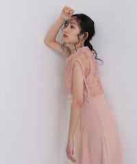 PourVous/プールヴー PourVous スパンコールレースリボンフレアスカートパーティードレスセレモニーロング&ノースリーブ結婚式二次会フォーマルオケージョンドレス同窓会/508358191