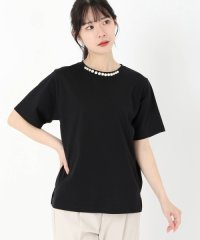 STRAWBERRY FIELDS/ストロベリーフィールズ STRAWBERRY FIELDS クランプルパールネックTシャツ/508358238