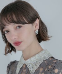 Leja/レジャ Leja パールドロップビジューピアス結婚式 パーティー 成人式 二次会 同窓会 お呼ばれ オケージョン 20代 30代 40代/508358255