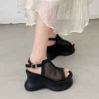 Shoes in Closet/シューズインクローゼット Shoes in Closet －シュークロ－ 軽量厚底 変型プラットフォーム やわらか バック ストラップ サンダル 581/508358259