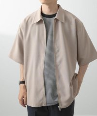 ITEMS URBAN RESEARCH/2wayストレッチジップアップ半袖シャツ/508038308